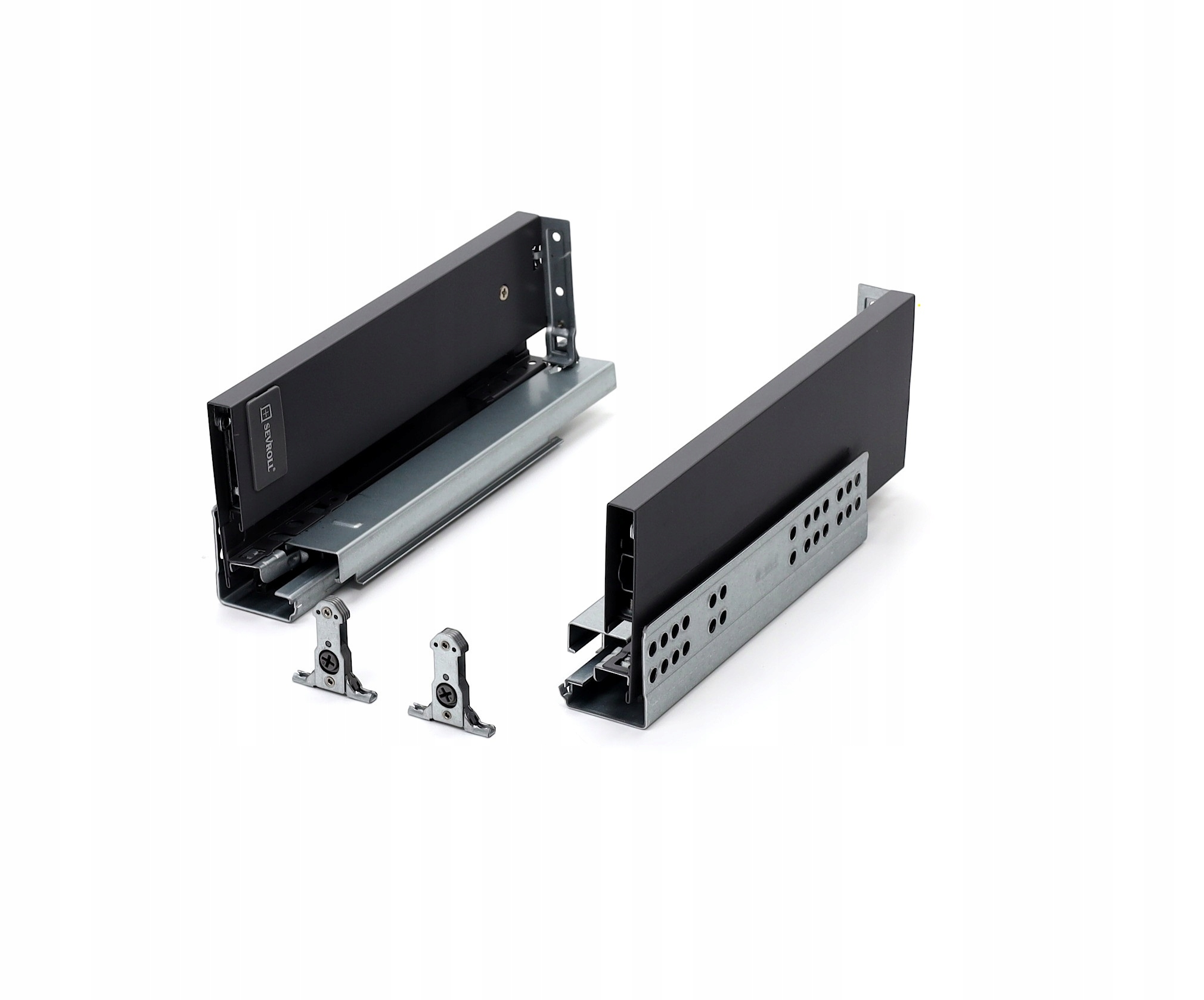 Szuflada SEVROLLBOX SLIM 3D PRO niska H90 L-550mm GRAFIT Sevroll