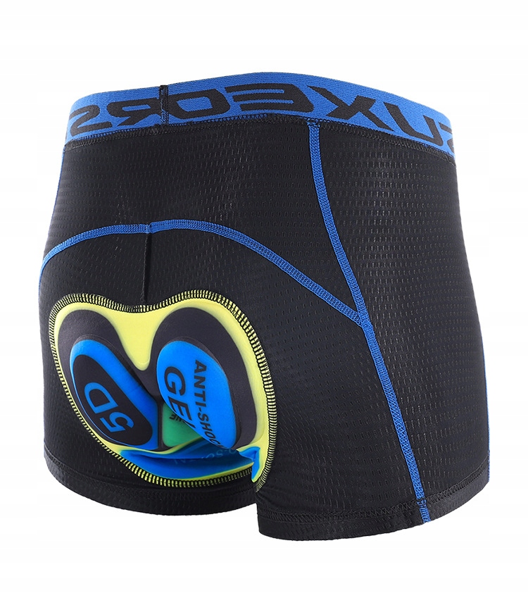 SPODENKI ROWEROWE Z WKŁADKĄ ŻELOWĄ 5D szorty KOLARSKIE NA ROWER SPORTOWE XL Marka Arsuxeo