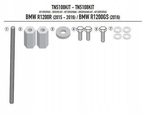 KAPPA KN5108KIT МОНТАЖНИЙ КОМПЛЕКТ GMOLA TN5108