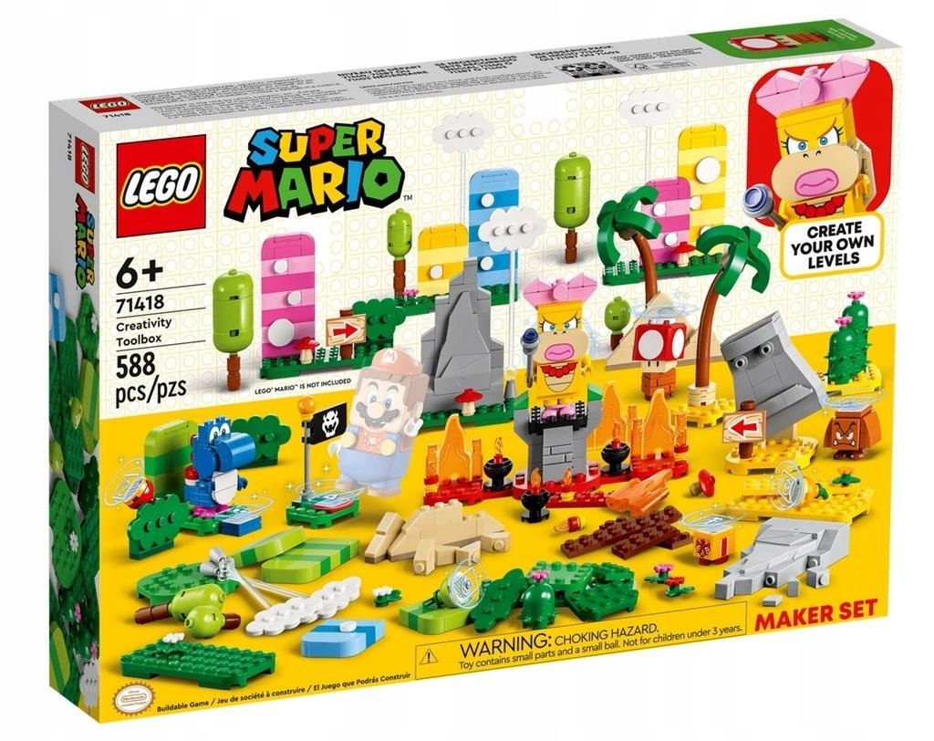 LEGO SUPER MARIO 71418 KREATYWNA SKRZYNECZKA