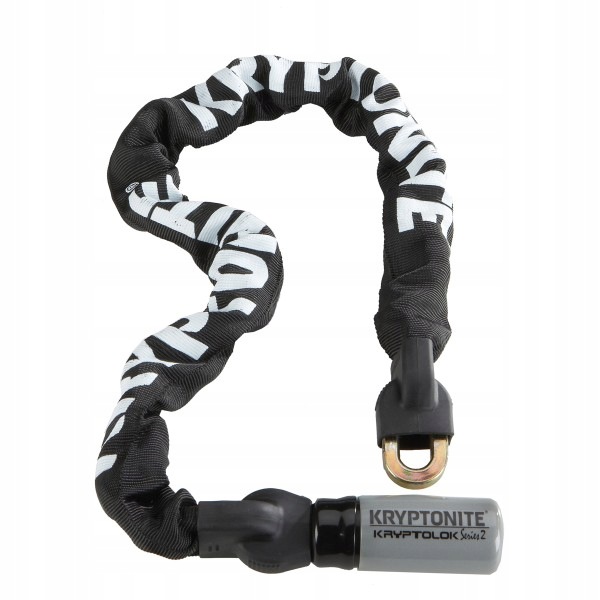 Kryptonite Integrated Chain Lock Kryptolok Series 2 150 Cm, Black Silver