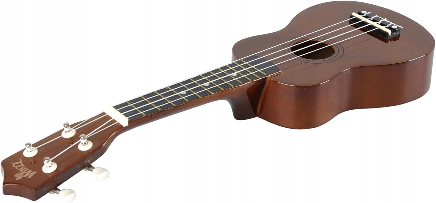 UKULELE SOPRANOWE WINZZ ZESTAW DLA POCZĄTKUJĄCYCH POKROWIEC STRUNY BRĄZOWY Marka Winzz
