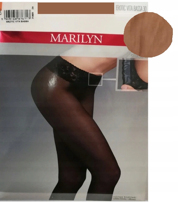 

Rajstopy Marilyn Erotic Vita Bassa 30DEN 3 Beige