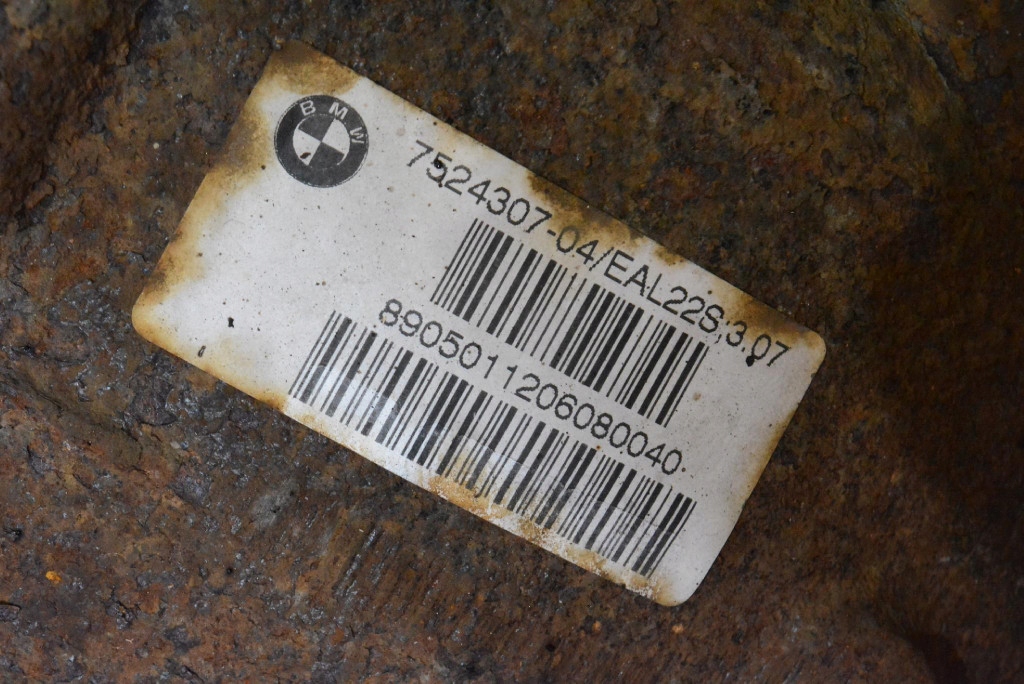 differential diff rear part rear 3.07 7524307 BMW E87 2.0 D 163 KM 04-07