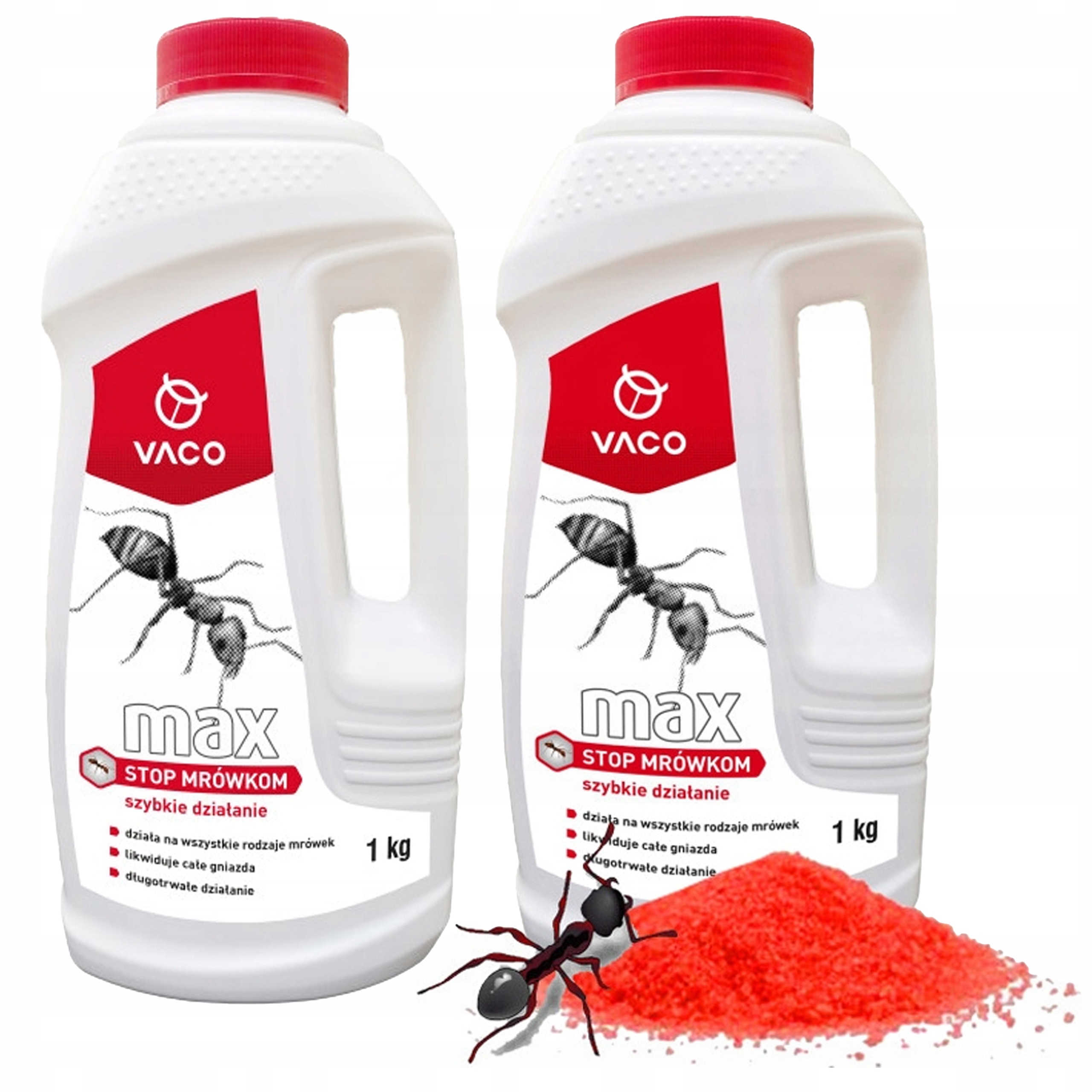 Ultra Silny Proszek Trutka Preparat Na Mrówki Likwiduje Gniazda Vaco 2kg