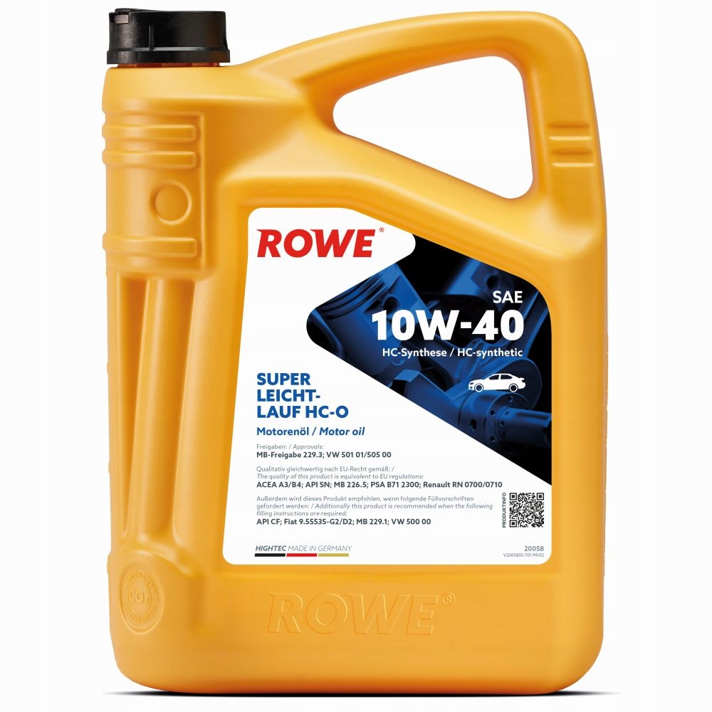 Hightec Leichtlauf Hc-o 10W-40 4L MB-229.3 Vw 501 01/5