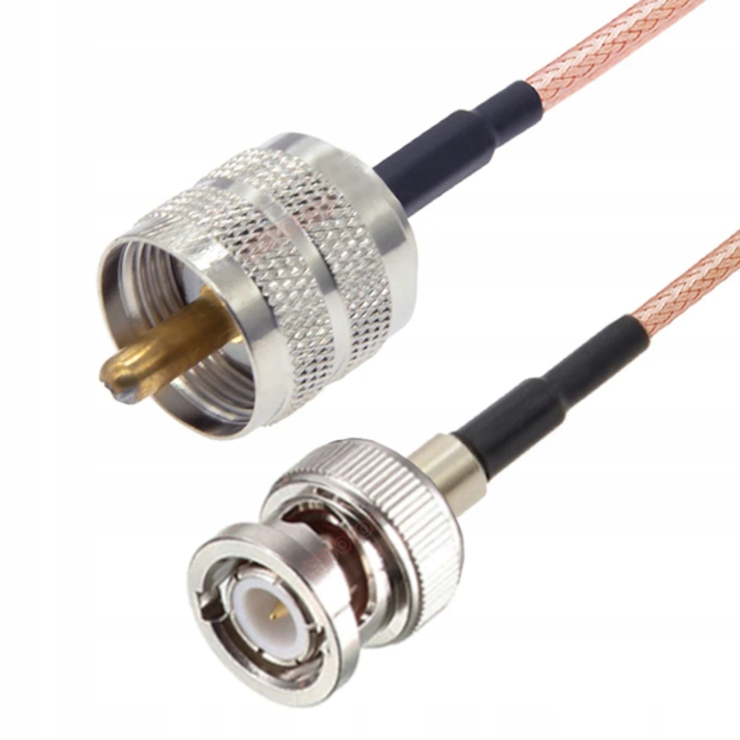 Propojovací kabel Bnc samec Uhf samec RG316 10m