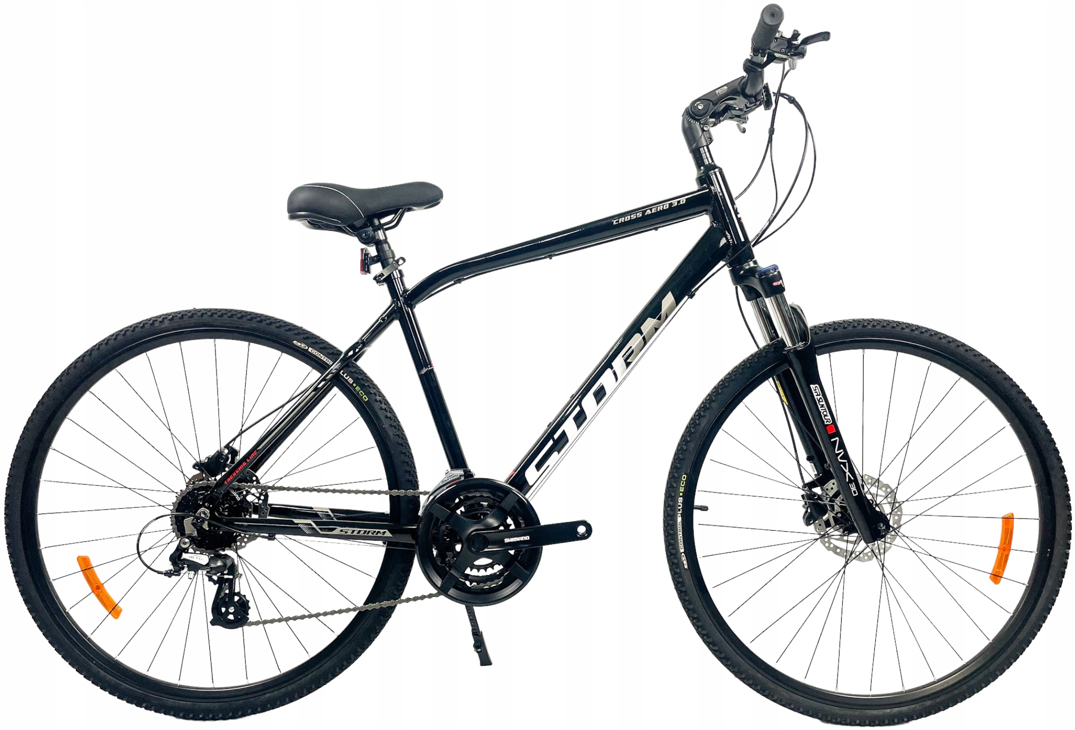 Rower Crossowy Storm Cross Aero 3.0 rama 19 28 czarny
