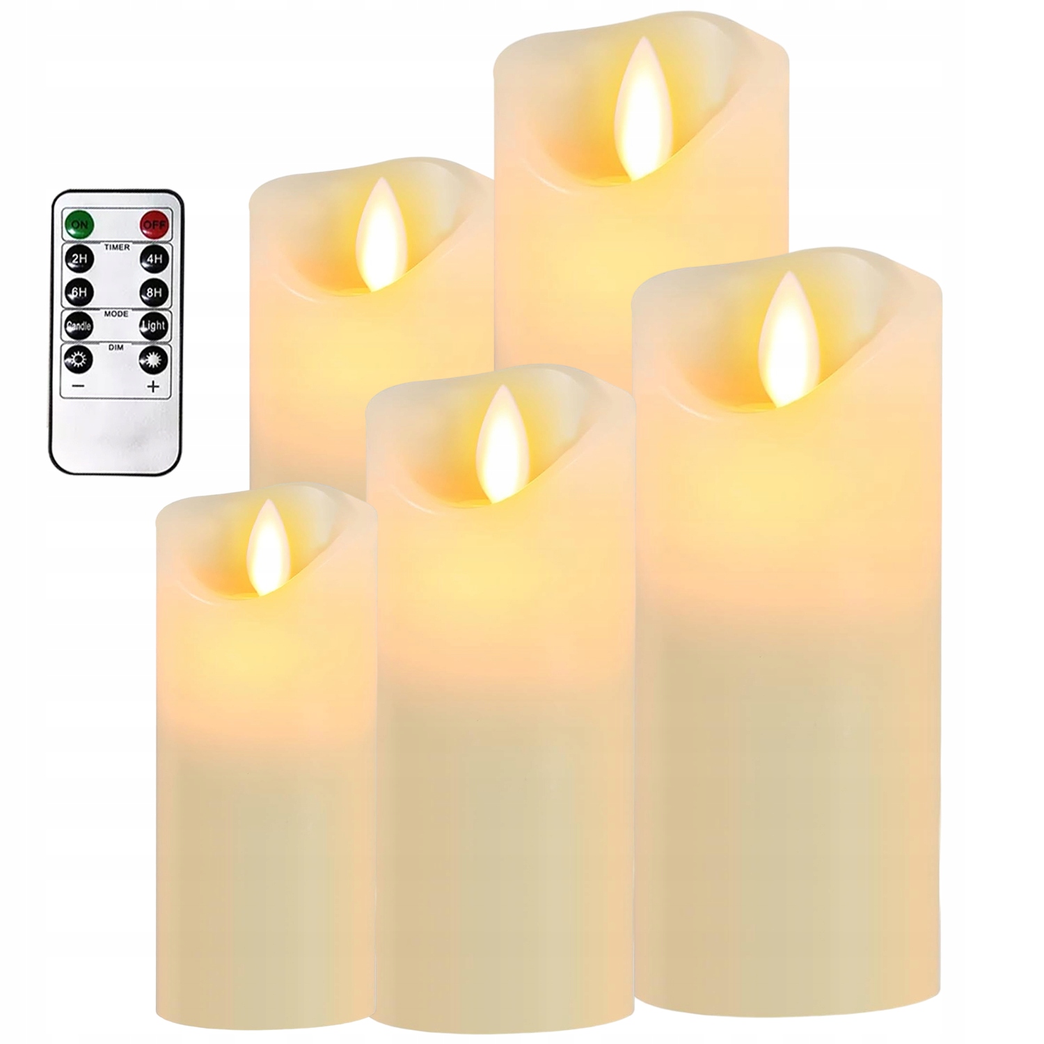 Bezplamenné Led Svíčky, Blikající Světlo, Venkovní Svíčky, S Dálkovým Ovládáním