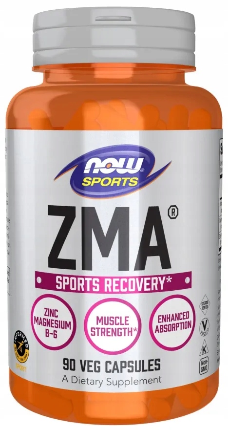 Now Foods – Zma Sports Recovery, 90 kapslí
