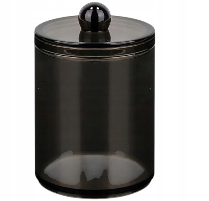 Nádoby Na Vatové Tyčinky sada 3 ks odličovací tampony Černá Elegantní