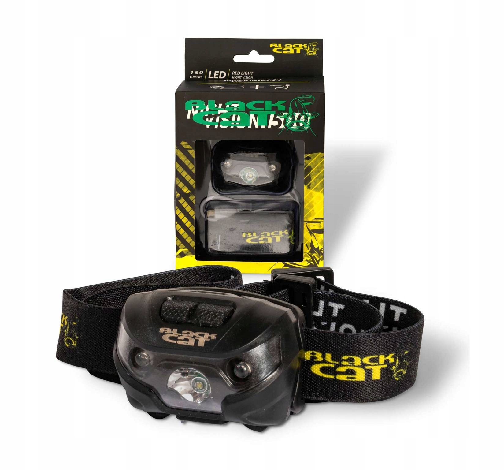 Čelovka Black Cat Night Vision 1500