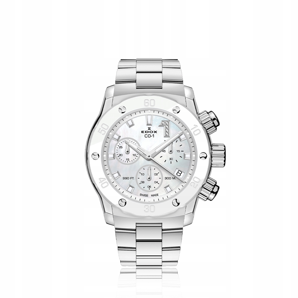 Hodinky Edox CO-1 Chronolady 10255-3BM-NADN 38mm 30ATM