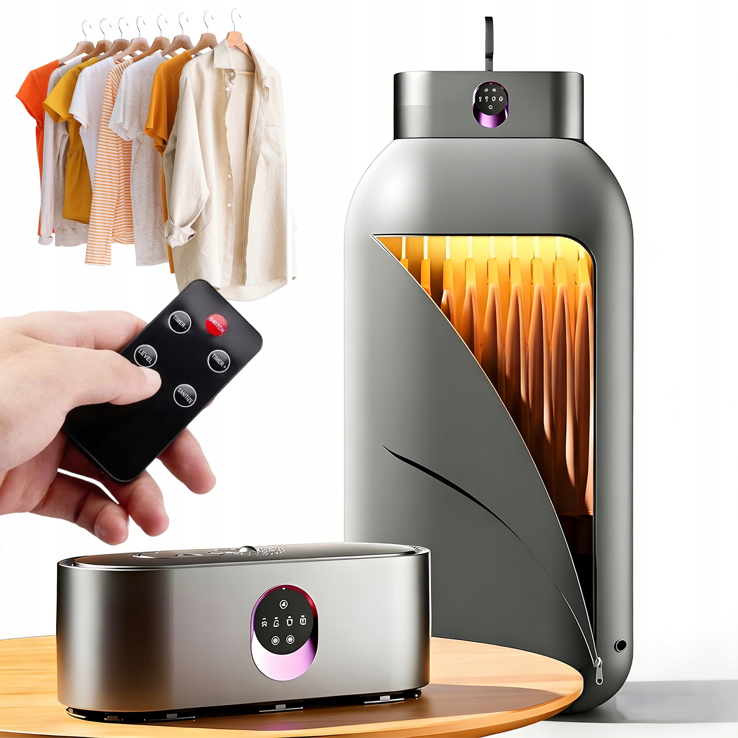 Levně Sušák Na Prádlo 600 W, 4 Časovače