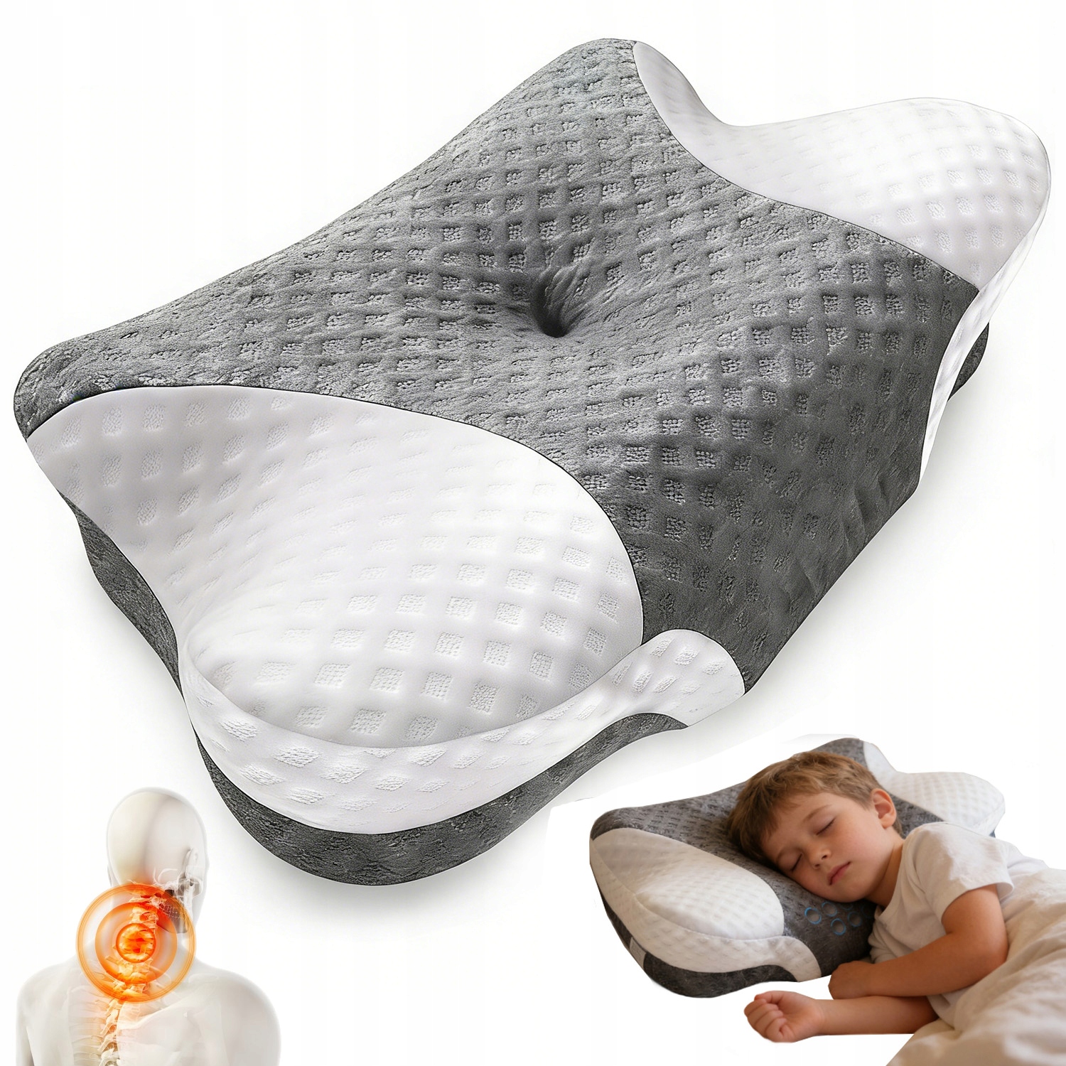 Wielofunkcyjny Ortopedyczna Poduszka Do Spania Pianka Memory Profilowana