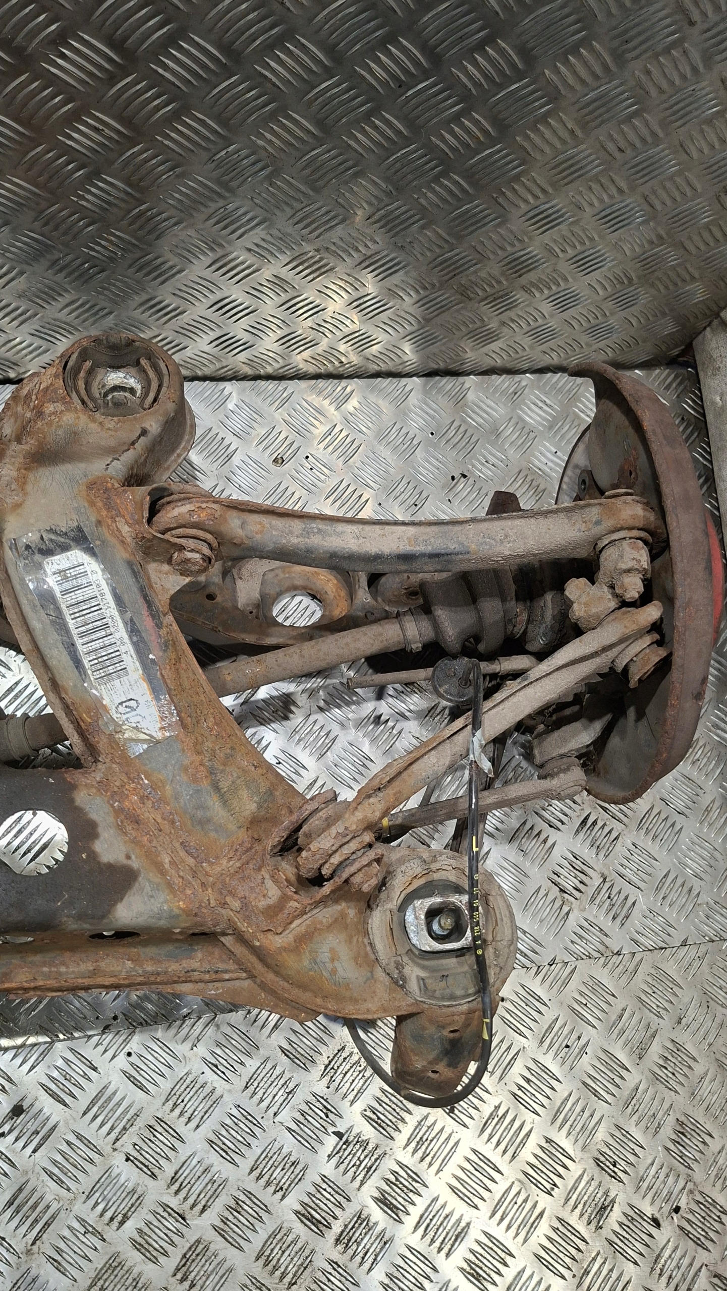 subframe axle beam rear part MERCEDES W210 220D
