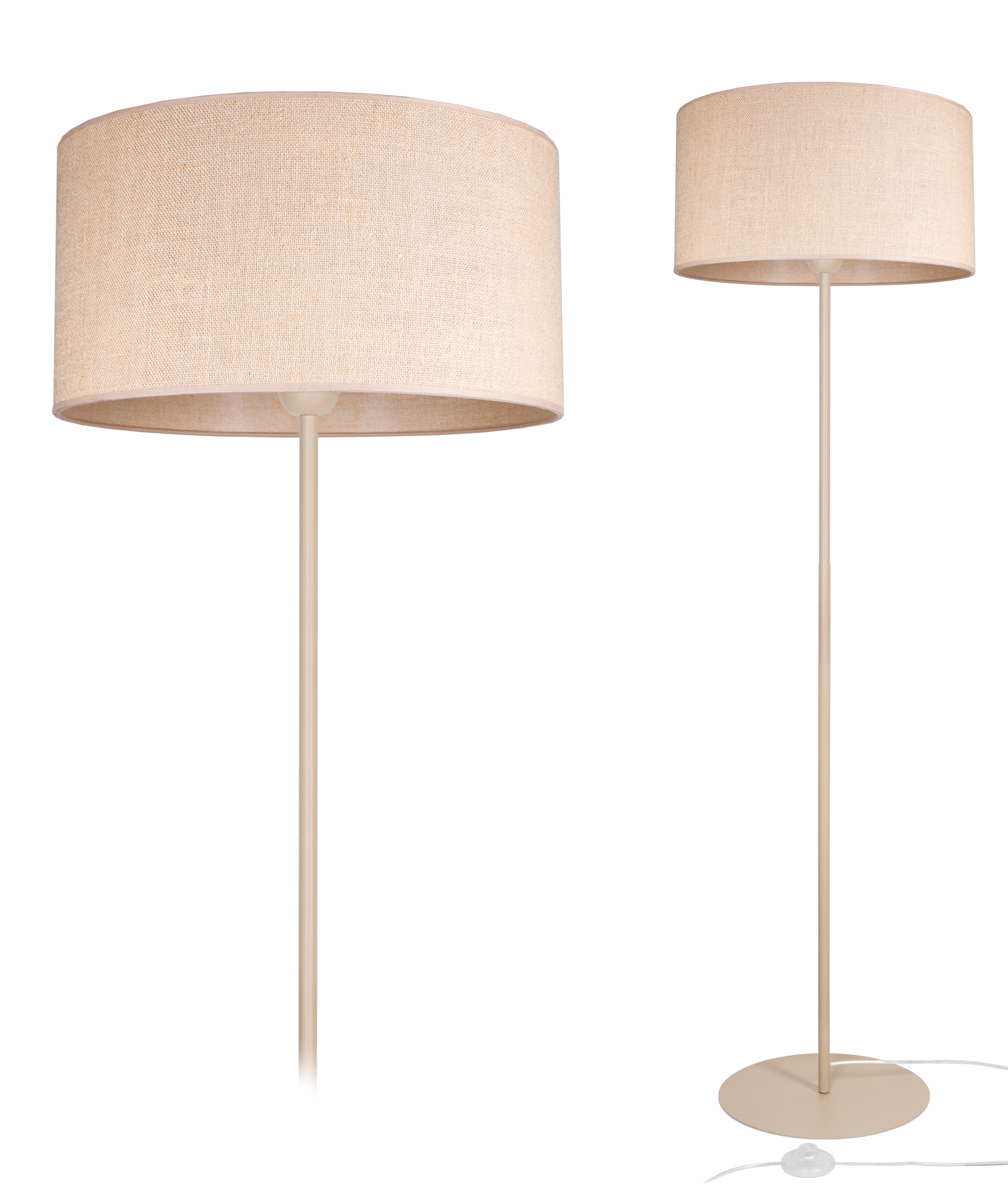 Podlahová lampa Boho E27 60 W béžová