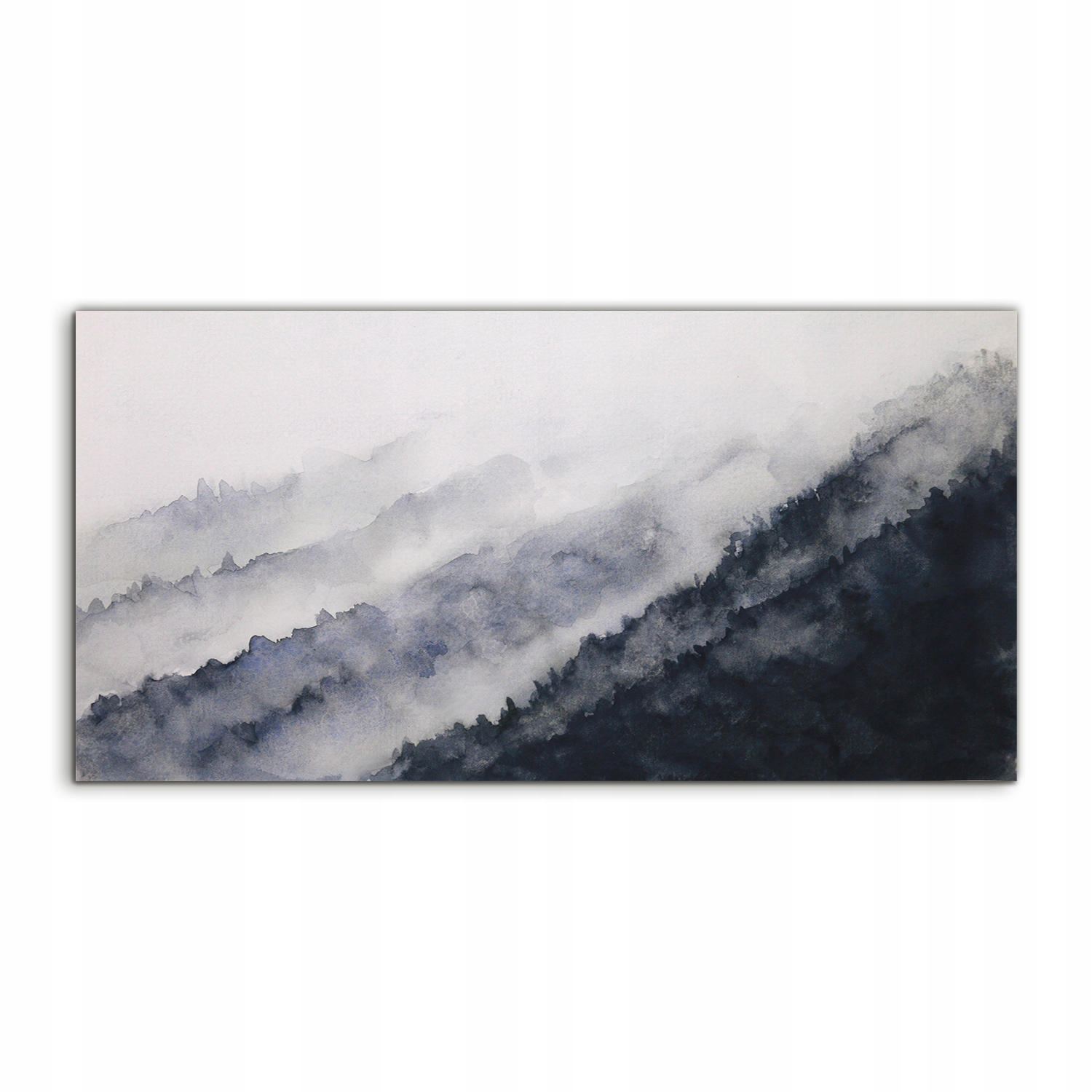 Akrylový obraz 120x60 ako darček Akvarely Hory Ázia