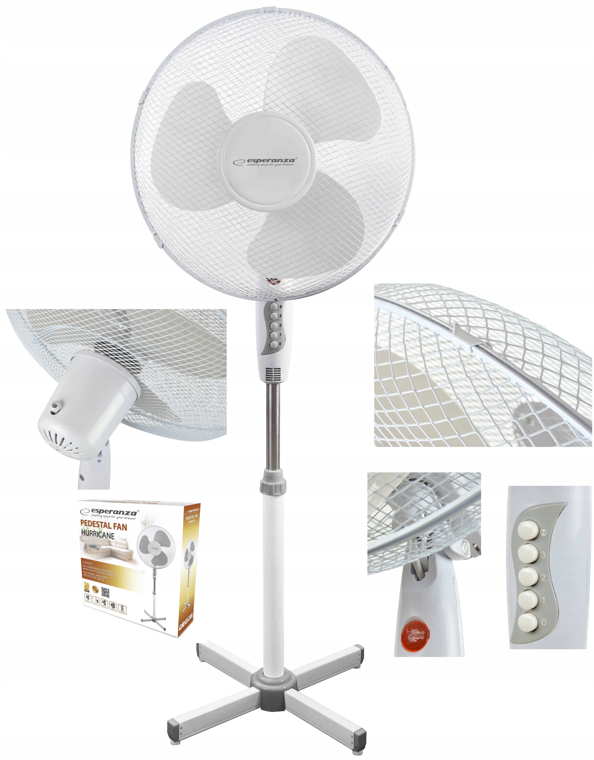 

Mocny Wiatrak Podłogowy Duży Wentylator Stojący