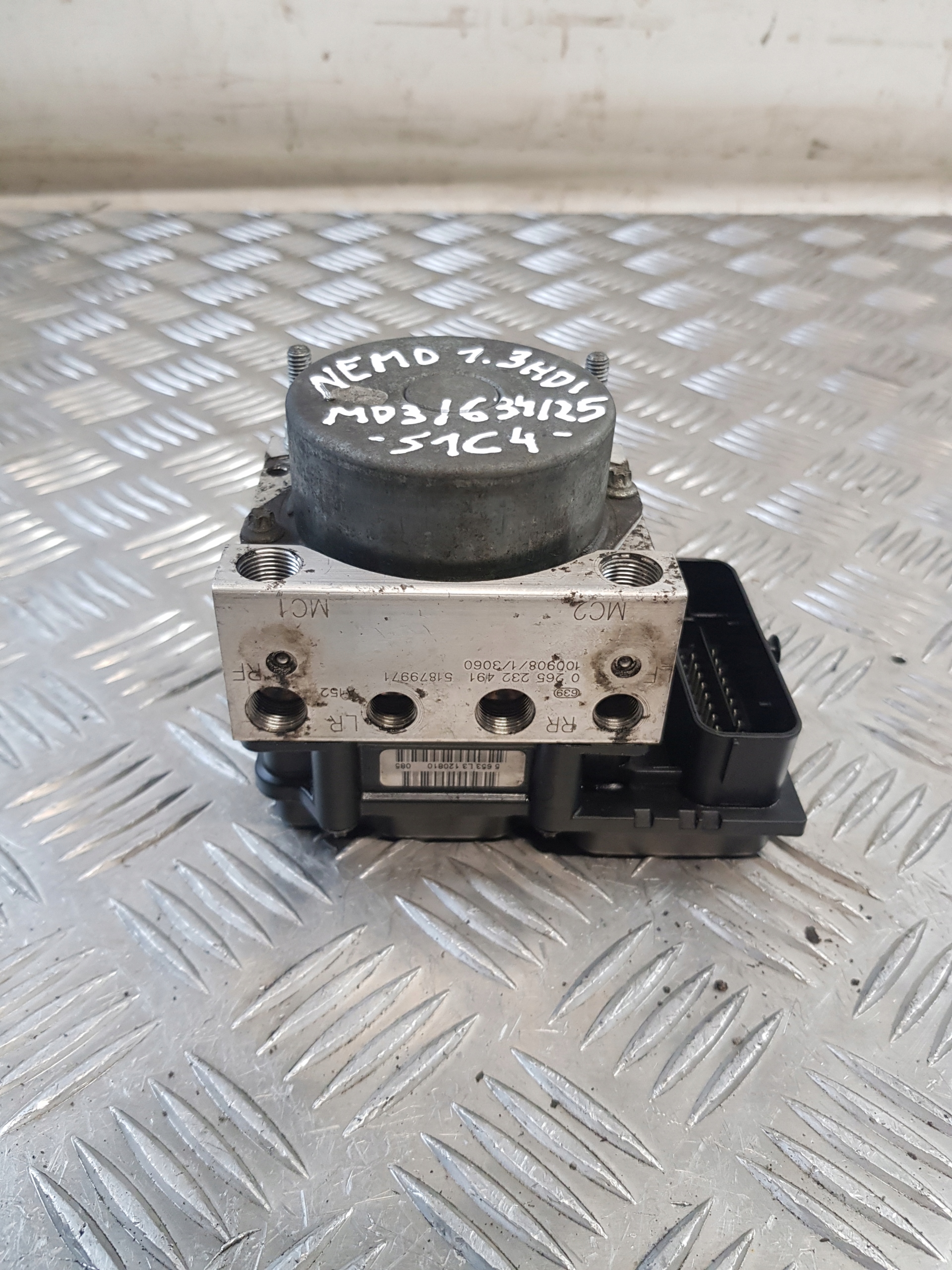 Pompa ABS 51879971 0265232491 CITROEN NEMO 1.3HDI