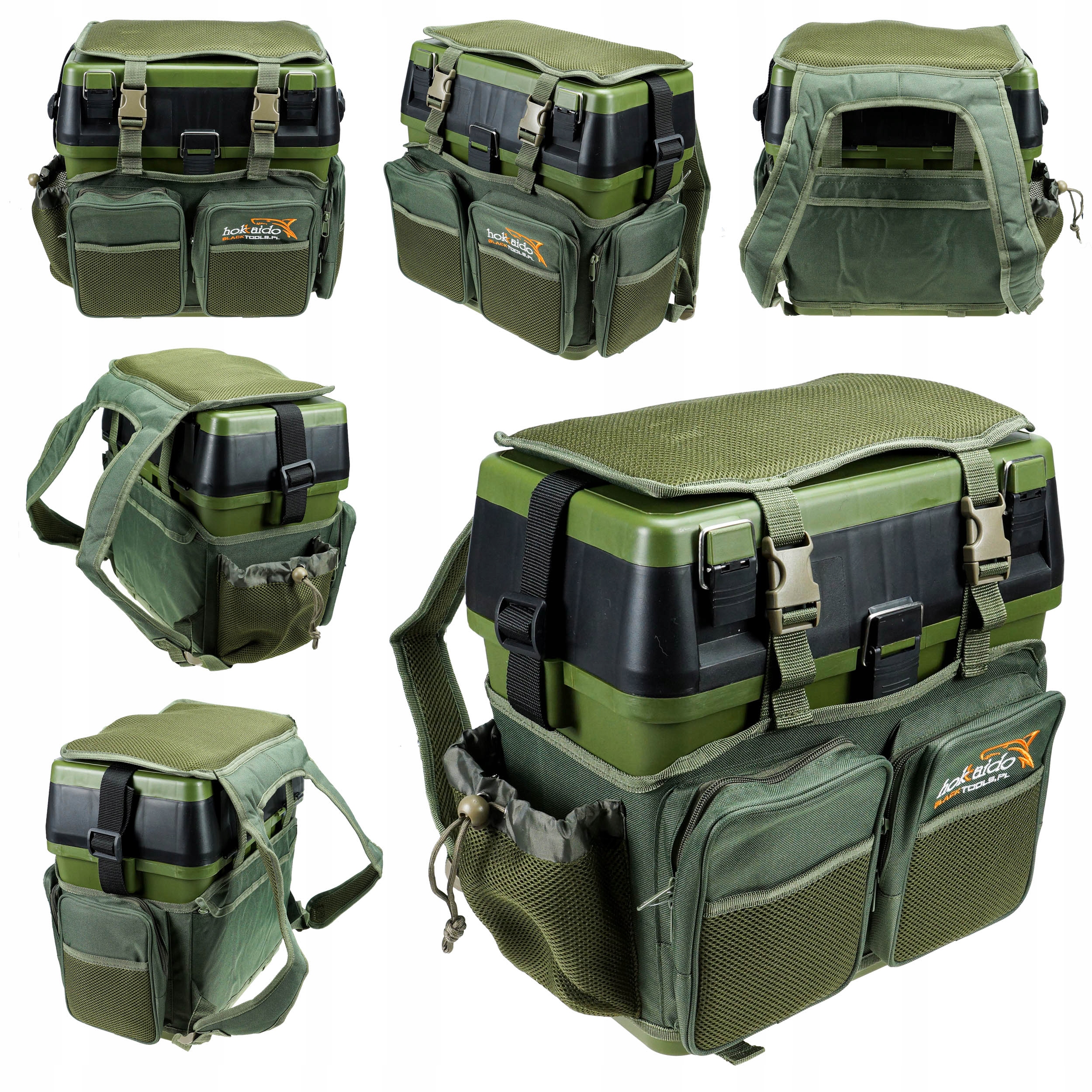 ZESTAW HOKKAIDO SKRZYNKA SIEDZISKO-PLECAK STOŁEK HOKKAIDO MOCNY