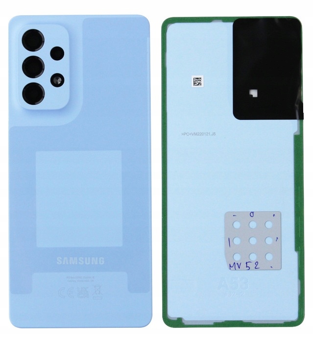 Nowa Oryginalna Tylna Obudowa Telefonu Samsung A53 5g SM-A536B/DS Niebieska
