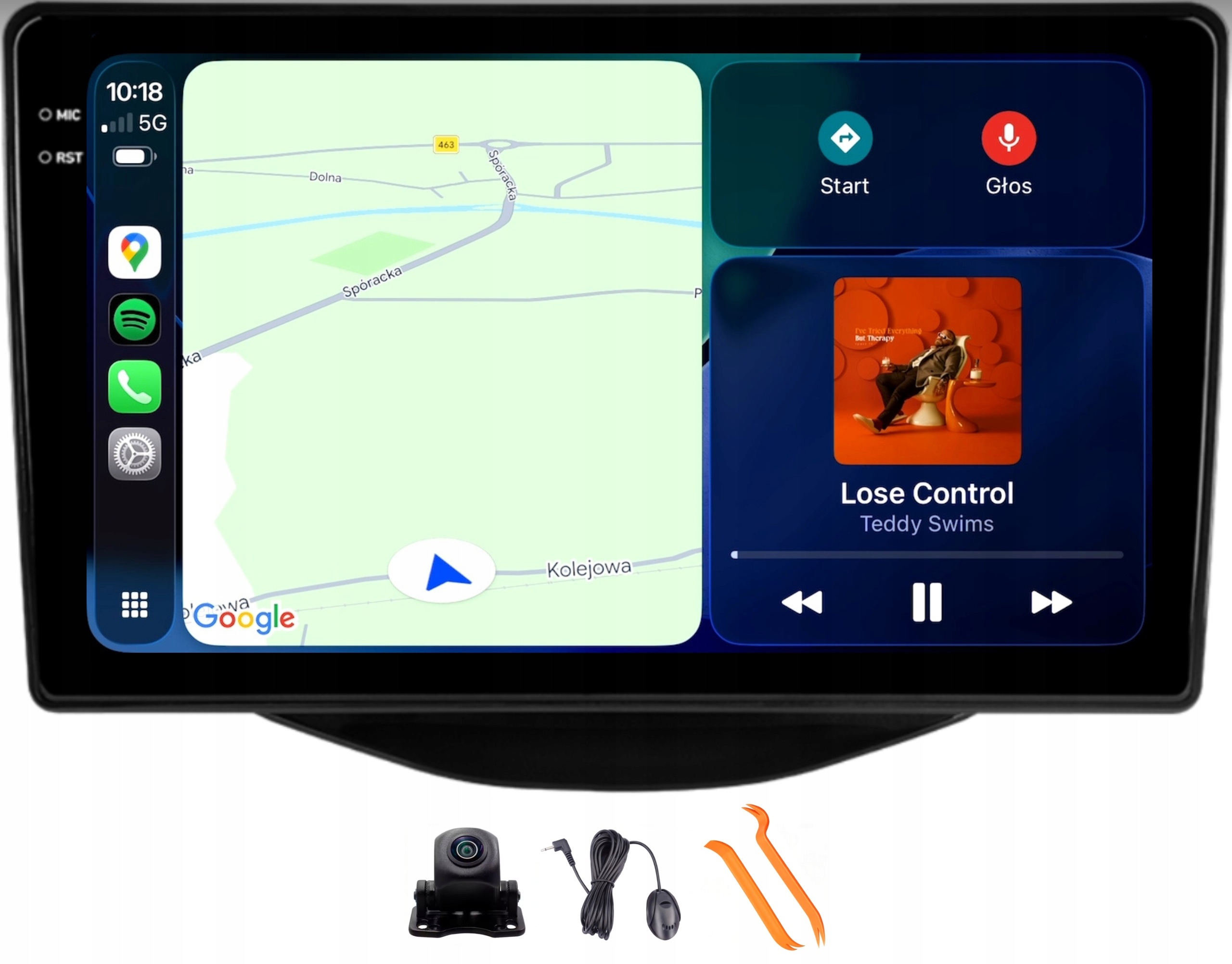Rádio Android Navigácia Citroen C1 2 Peugeot 107 16-20 Qled Carplay Lte Gps