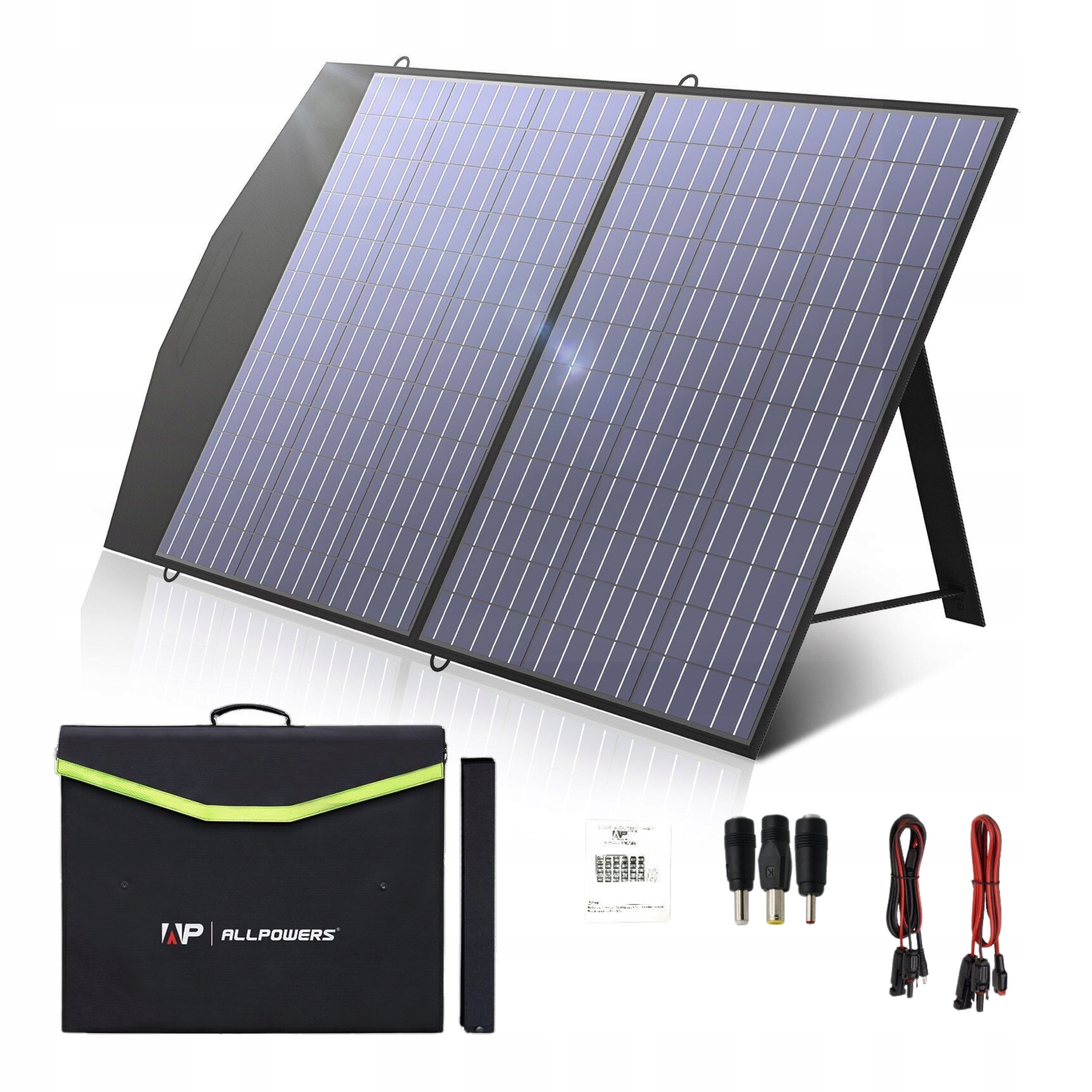 Składany Panel Solarny Lekki Wodoodporny Allpowers 100W SP027 Elastyczny