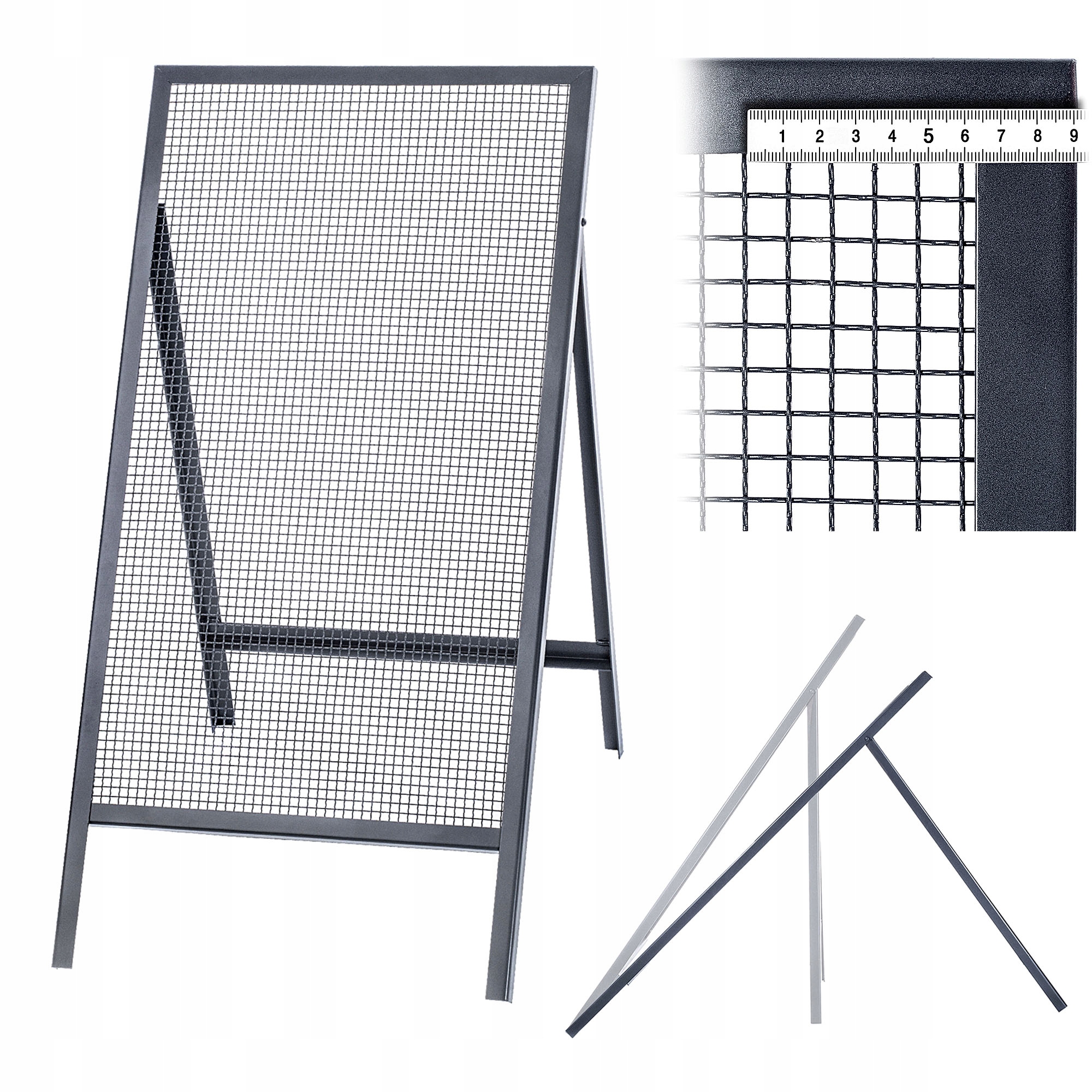 Stavební Síto Na Písek Zednické Půdy 120x60cm Štěrku Očko 10mm