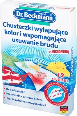 

Chusteczki wyłapujące kolor Dr Beckmann 12 szt.