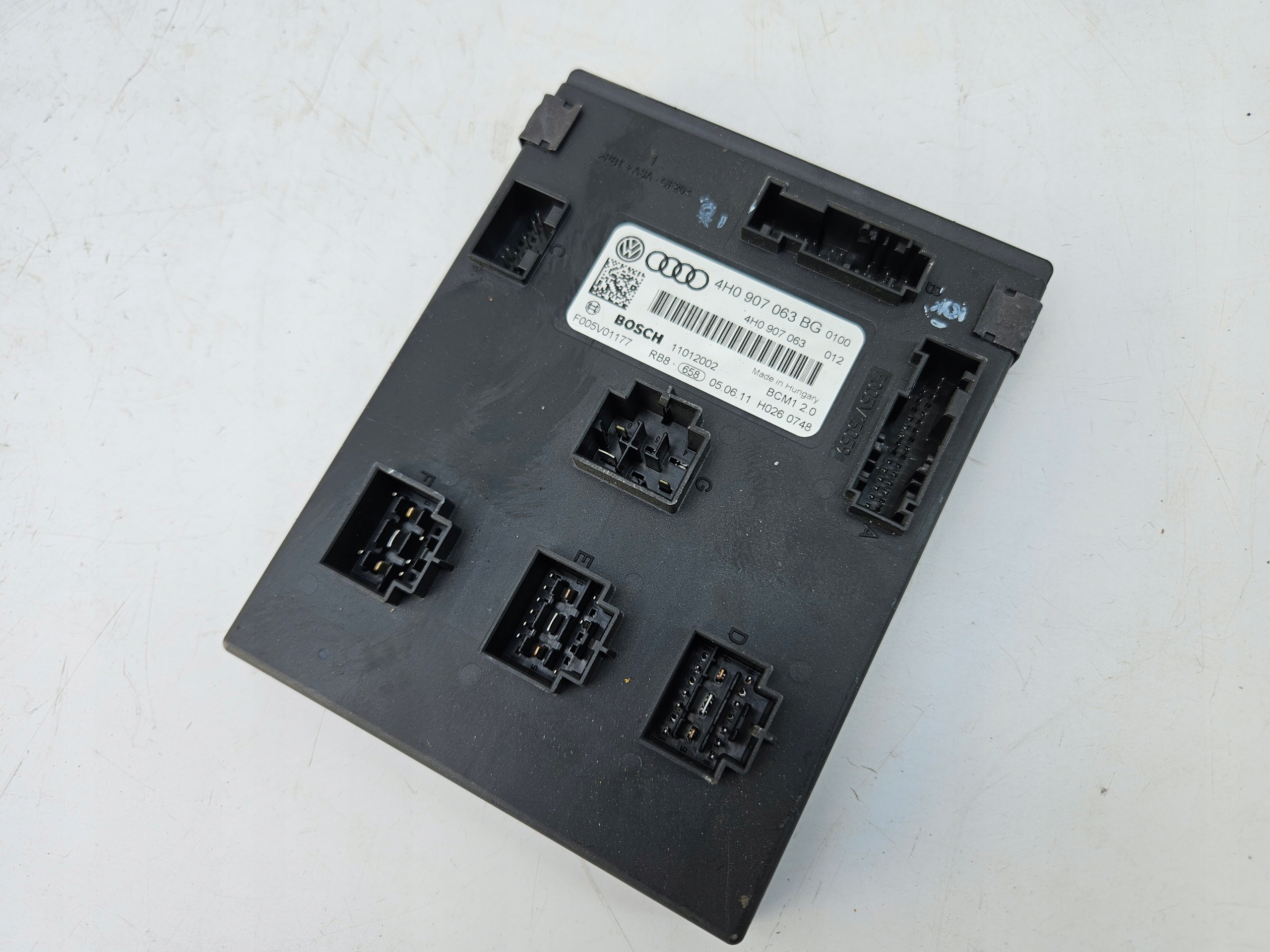 module control unit BCM BORDNETZ AUDI A6 C7 4G A7 A8 4H D4 4H0907063BG