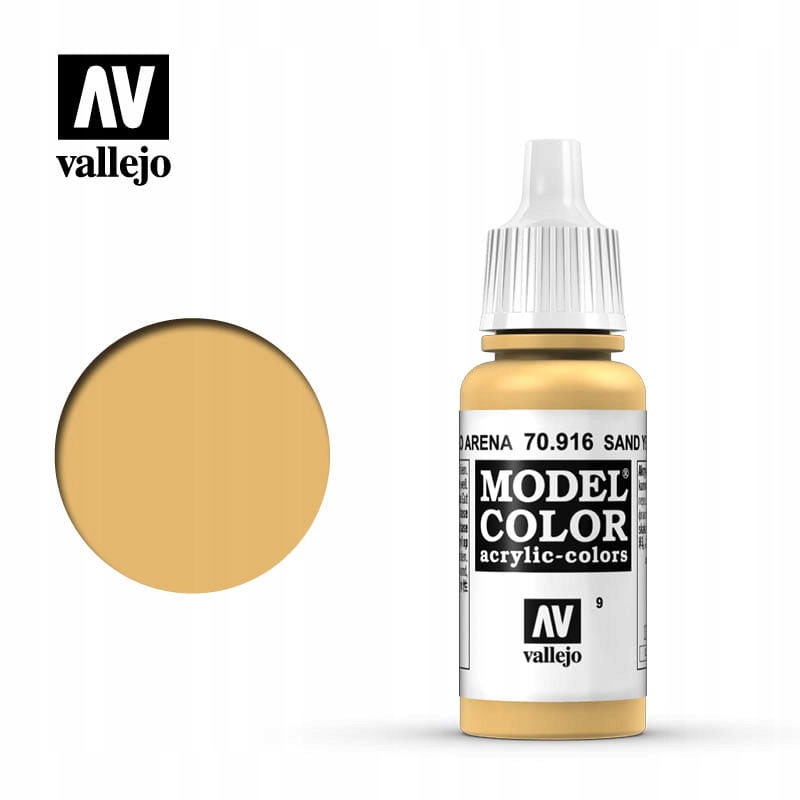 

Vallejo Model Color 009 Sand Yellow 70916