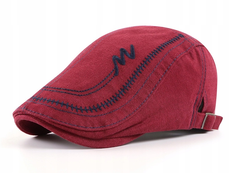 CZAPKA Z DASZKIEM KASZKIET JEANS CZARNY BAWEŁNA #4 Materiał dominujący bawełna