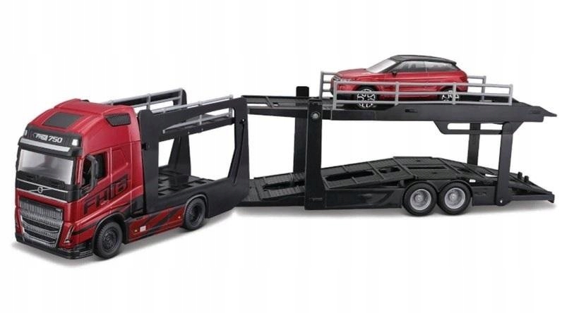 LAWETA VOLVO FH16 + LAND ROVER 1:43 BBURAGO