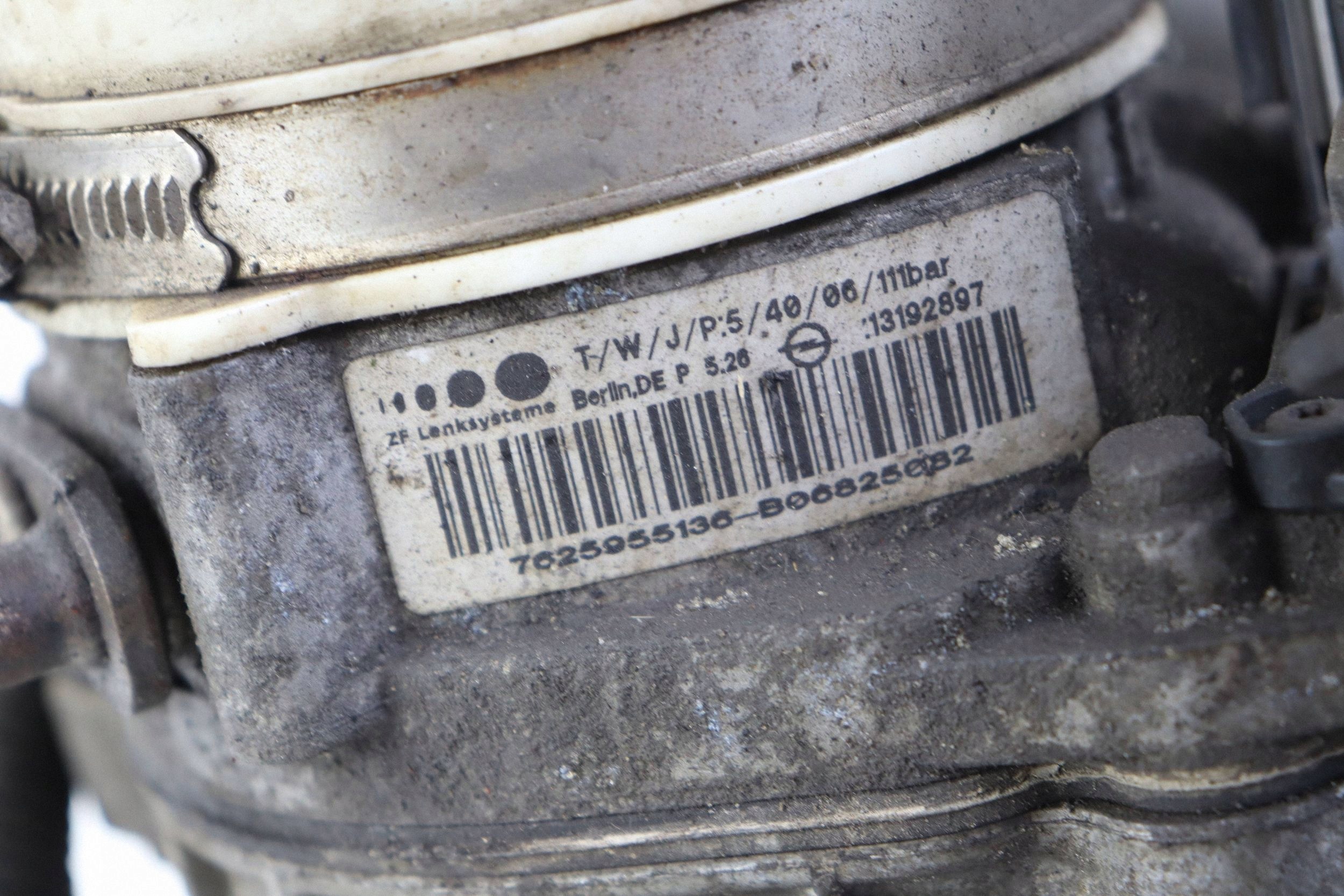 OPEL ASTRA H III ZAFIRA B pompa servosterzo 13192897