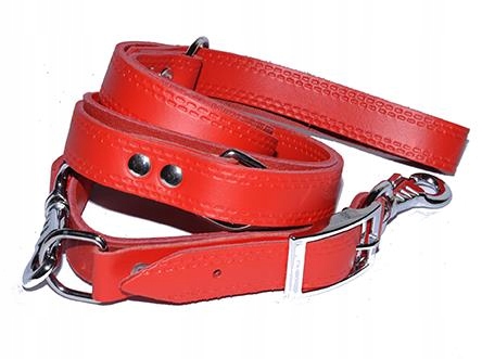 

Smycz Skórzana Składana Dla Psa 25MM/200CM Mocna