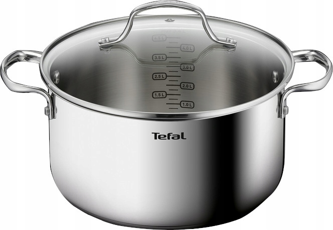 Garnek z pokrywką Tefal Infinite 24cm 5.4L Indukcja stal nierdzewna