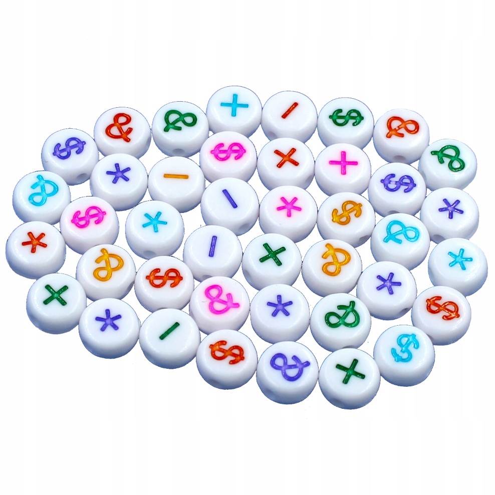 Koraliki Symbole MIX Koralików Okrągłe 20 szt