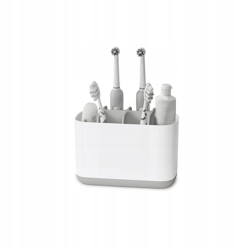 Joseph Joseph Pojemnik na szczoteczki do zębów duży szary