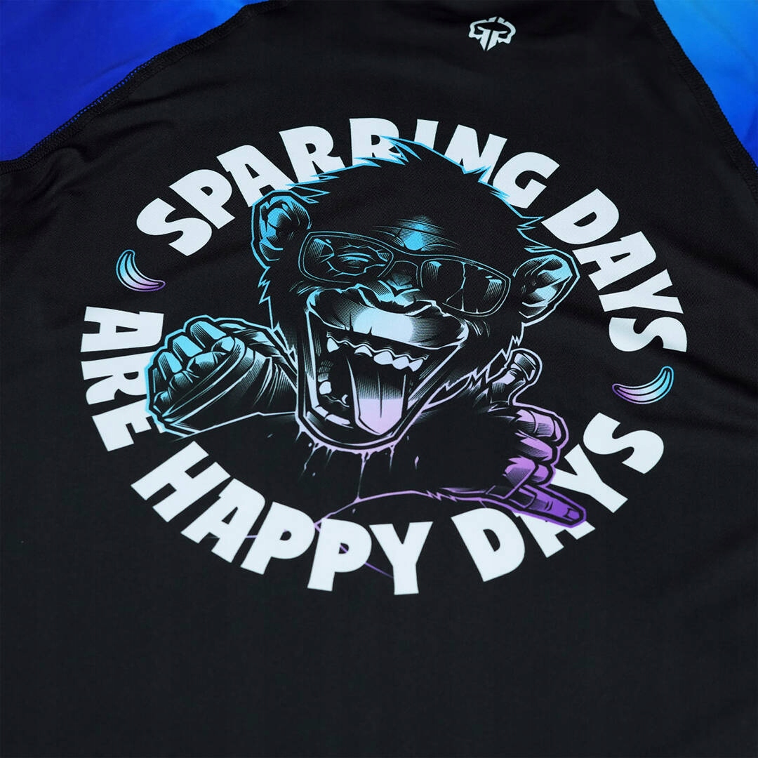 Rashguard z krótkim rękawem dziecięcy Ground Game Cheeky Monkey r. 146 cm Kolekcja CHEEKY MONKEY