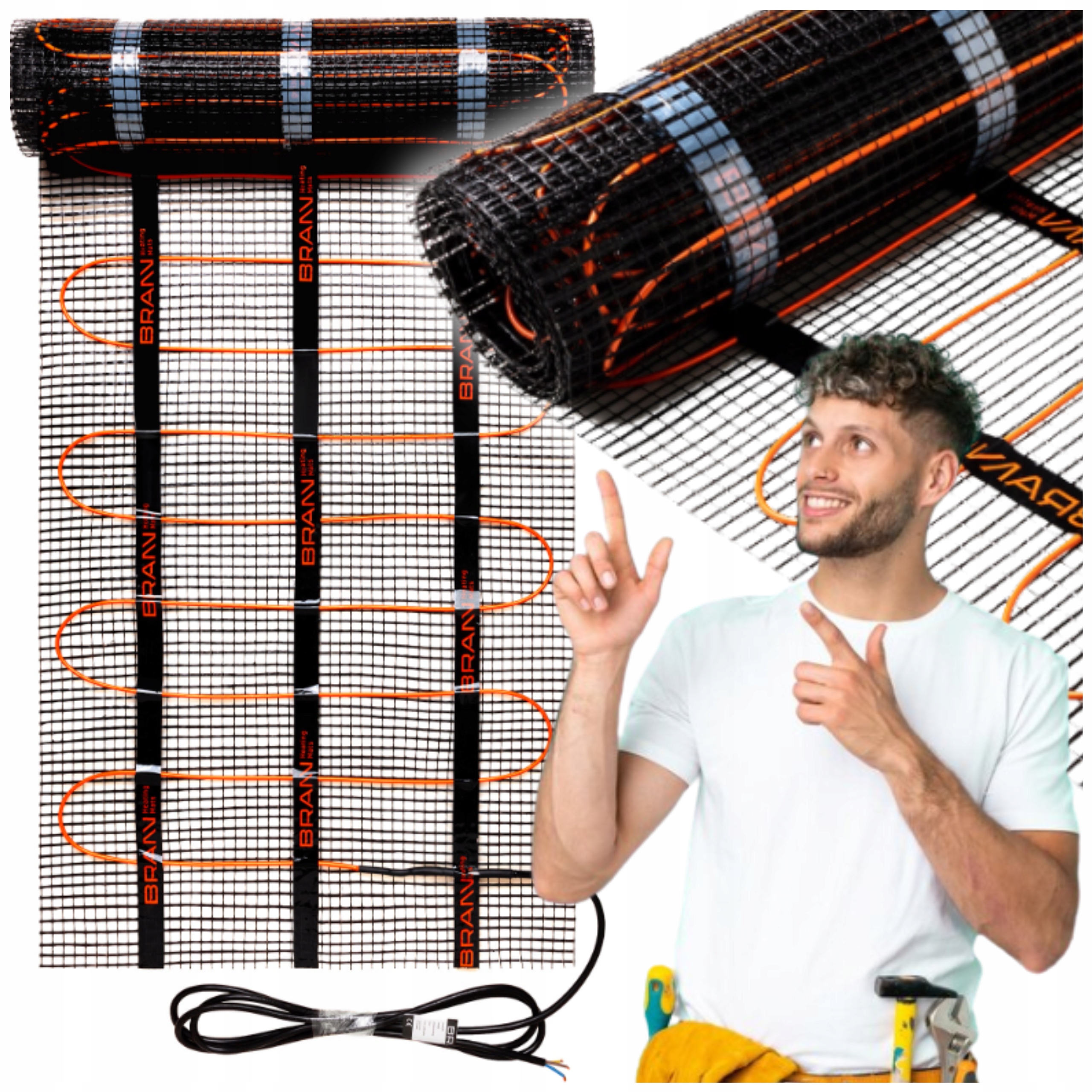 Vykurovacia Podložka Podlahové vykurovanie 2 m2 150 W/m2 Brann