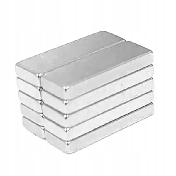 

Magnes neodymowy płaski 15x5x2 10szt mocne magnez
