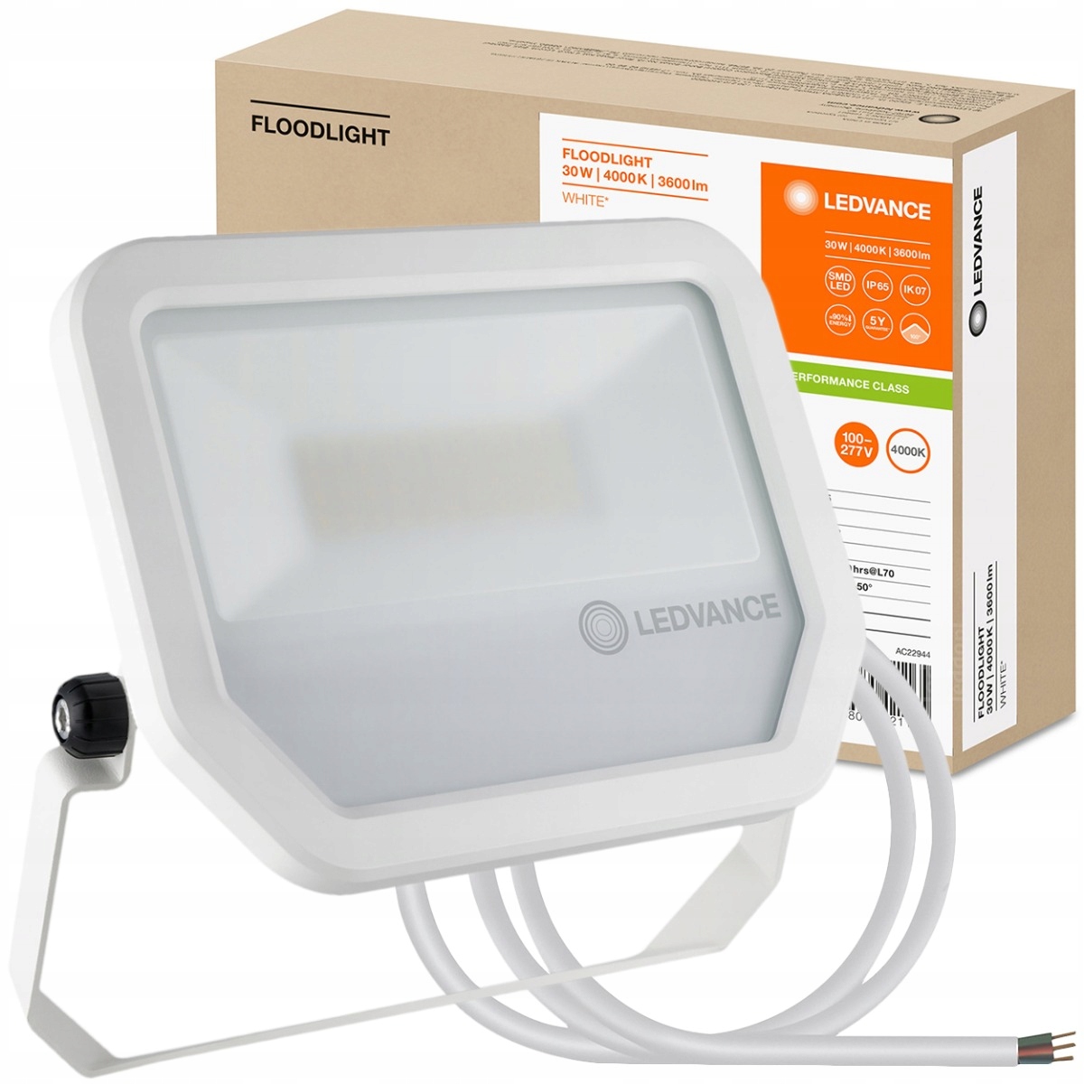 Naświetlacz HALOGEN LED 30W 4000K Biały LEDVANCE