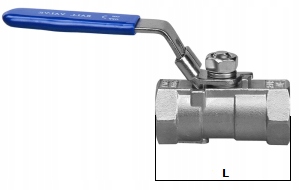 Zawór kulowy ręczny 1/2 cala nierdzewny ze stali nierdzewnej Typ kształtka