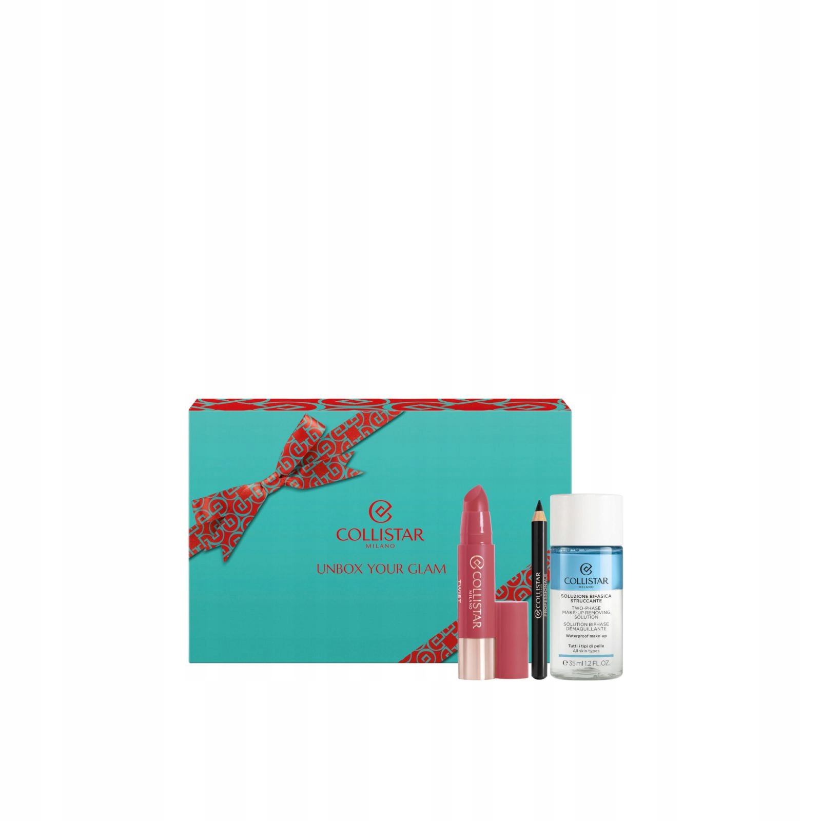 Collistar Set (twist Balmy Gloss Růžová 216 Mini Profesionální Tužka Na Oči 0.