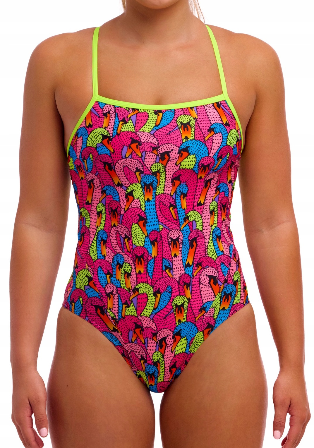 Plavecký oblek Funkita Swan City Single Strap 10 (UK32) S