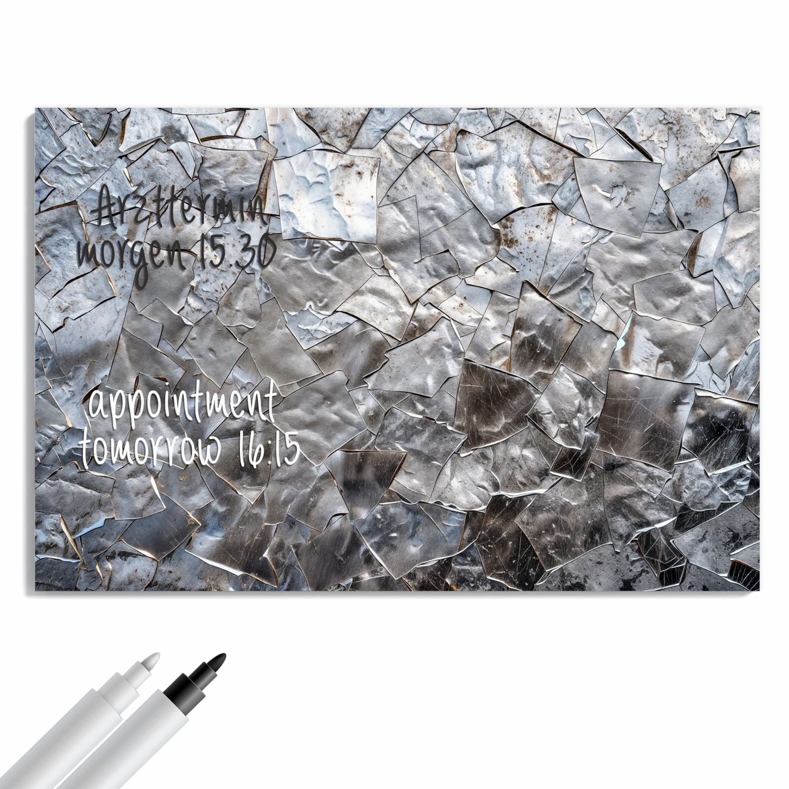 Magnetická tabule Kovový Mozaika 90 × 60 cm
