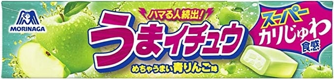 

Morinaga Umai-Chew Japońskie gumy rozp. jabłko 55g