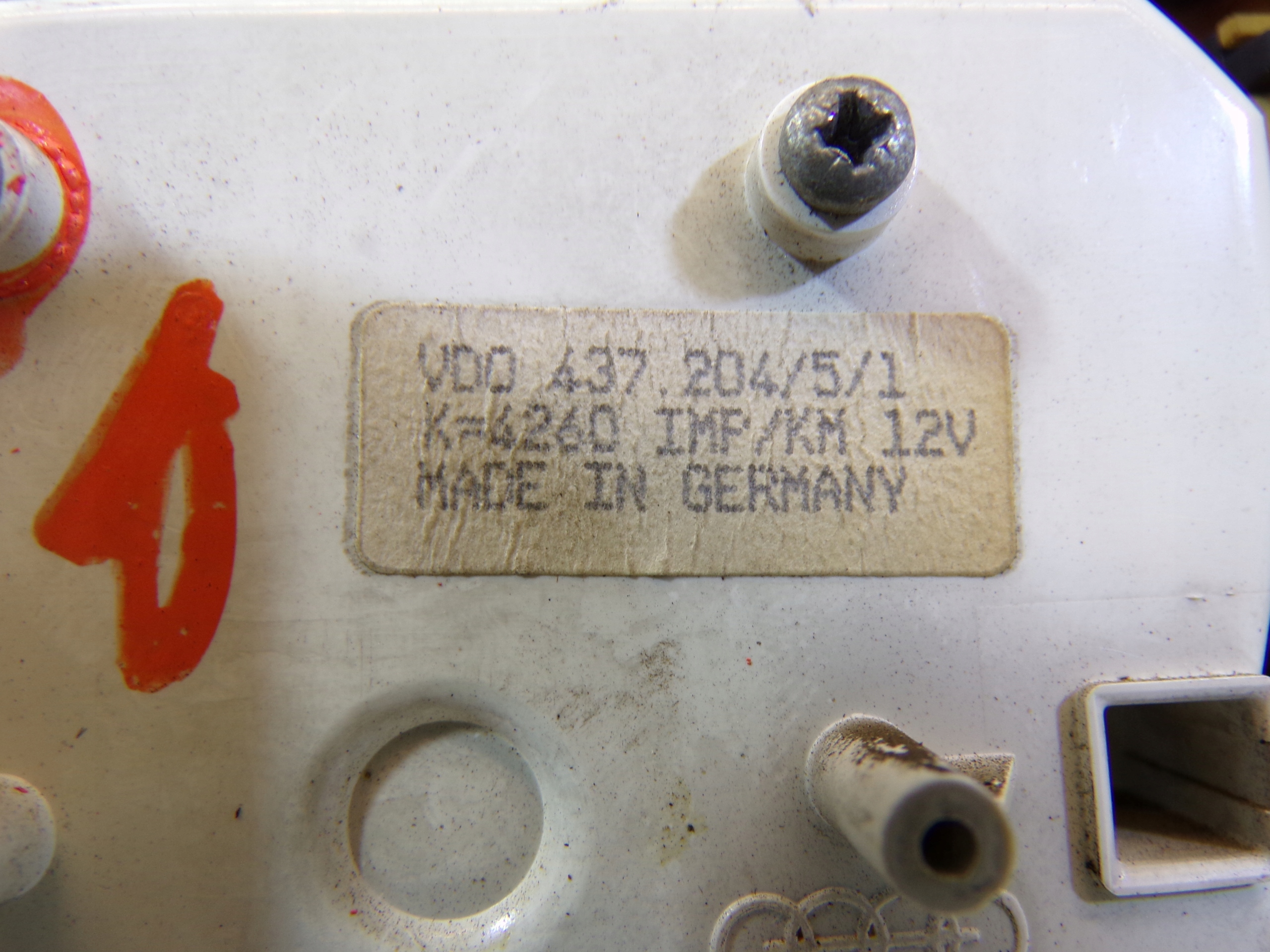 budíky budiky AUDI 80 B3 893919033A