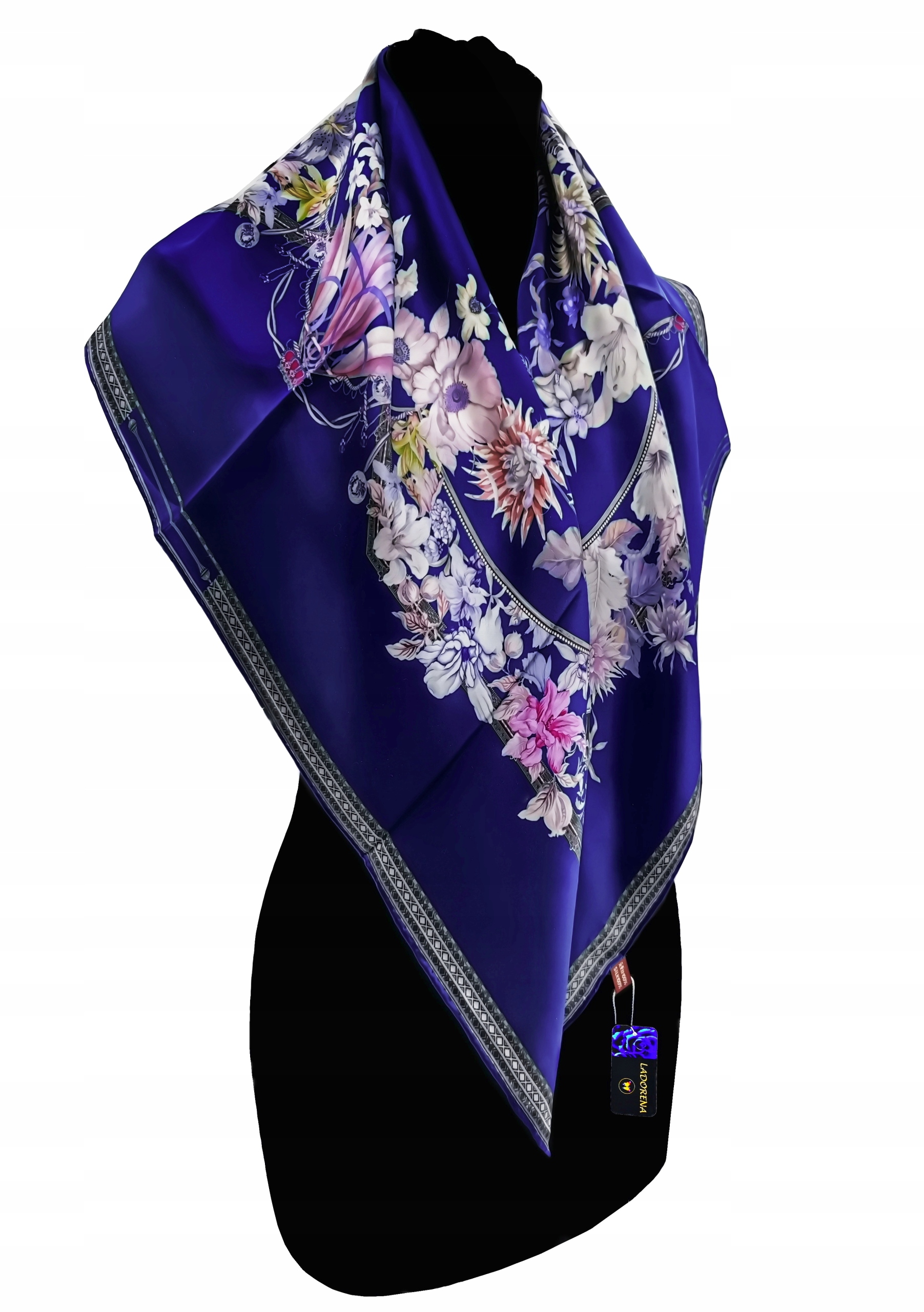 Hedvábný Šátek 100% Přírodní Morušový Hedvábí, Prémiová Kvalita+